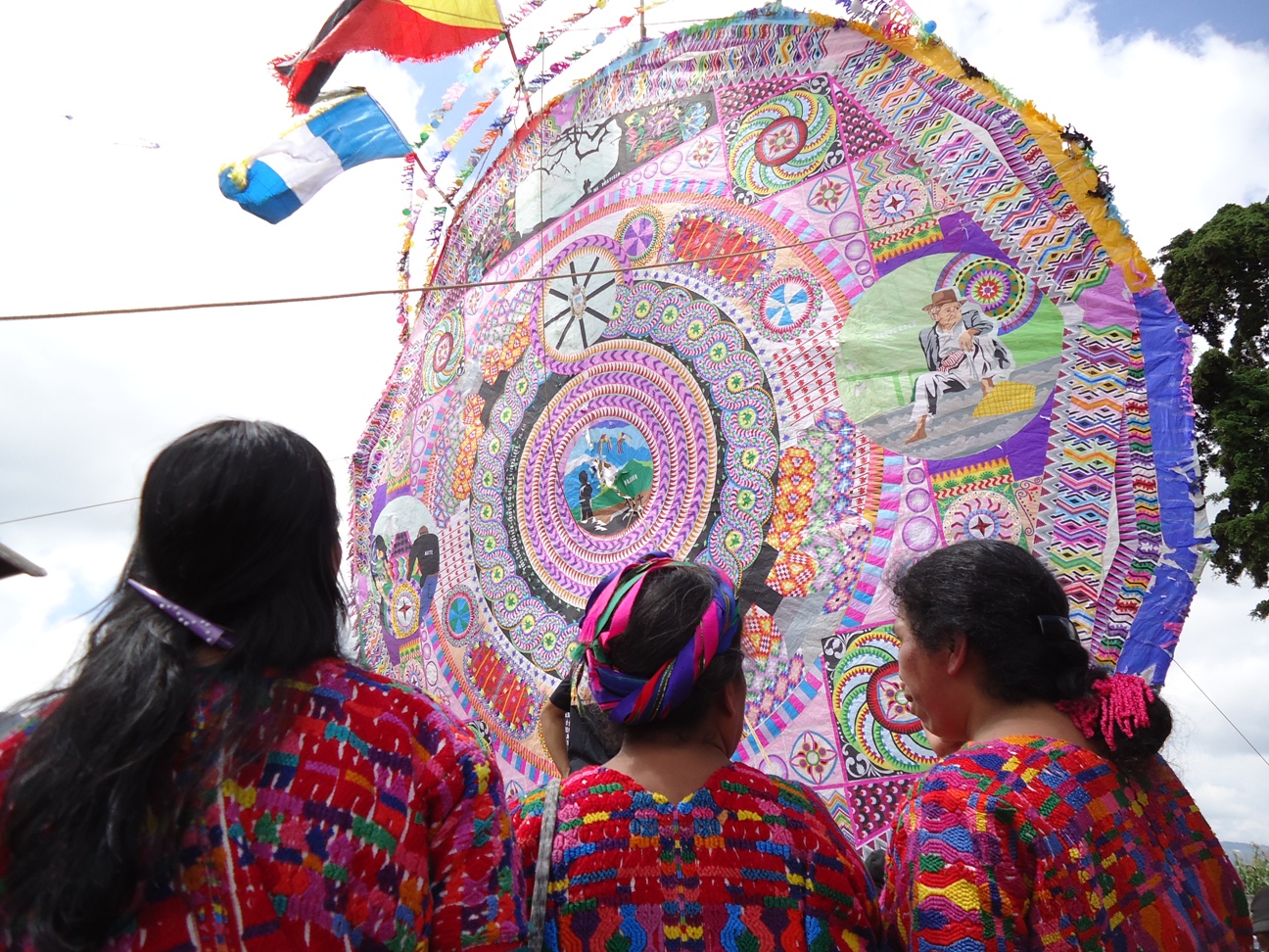 Giant kites on day of the Dead in Sumpango.